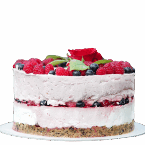Pastel de Frutos Rojos & Crema
