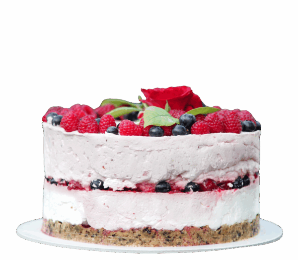 Pastel de Frutos Rojos & Crema