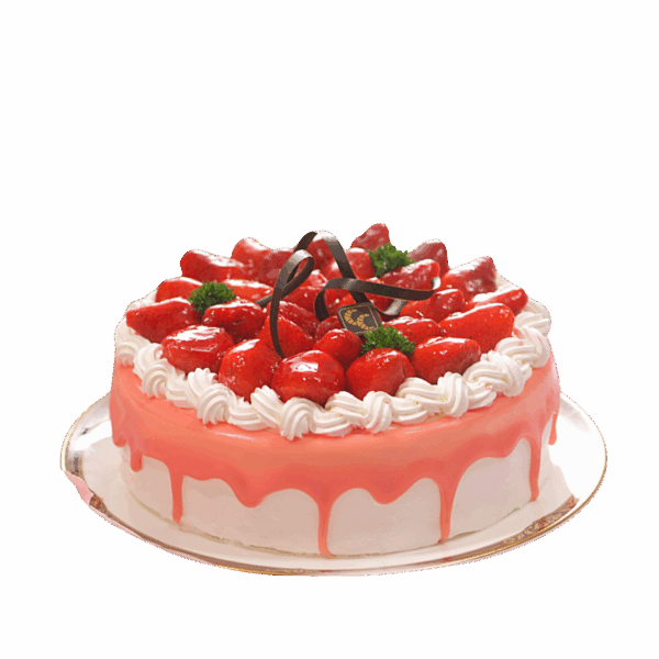Pastel de Fresa Glaseado